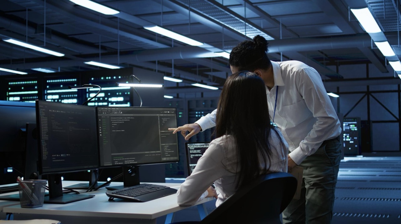 Asta Team collaborating in a data center